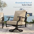 5-Piece Conversation Set, Metal Frame: view 3