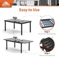 9-Piece Dining Set, Expandable Table for 8: view 5
