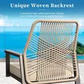 Rattan Dining Chairs, Set of 4: view 4