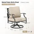 Swivel Dining Chairs, Set of 2: view 2