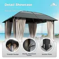 10 x 10 ft Hardtop Gazebo: view 5