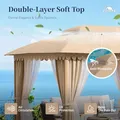 10 x 13 ft Gazebo, Wood-Look Frame: view 2