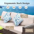 3-Seat Wicker Sofa: view 3